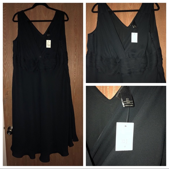 lane bryant black dress